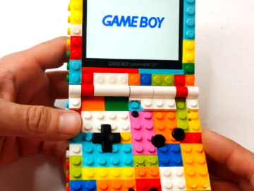 Building a Game Boy Advance out of LEGO Bricks